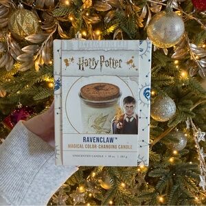 NWT Harry Potter Ravenclaw magic color changing candle